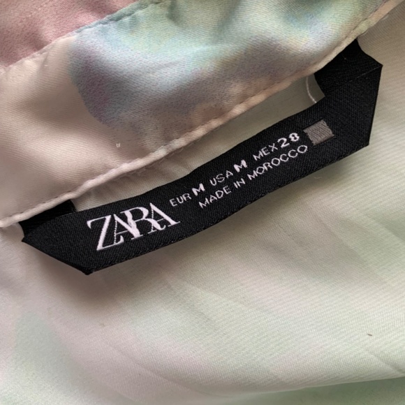 Zara | Multi Colour Polyester Top - Picture 3 of 5